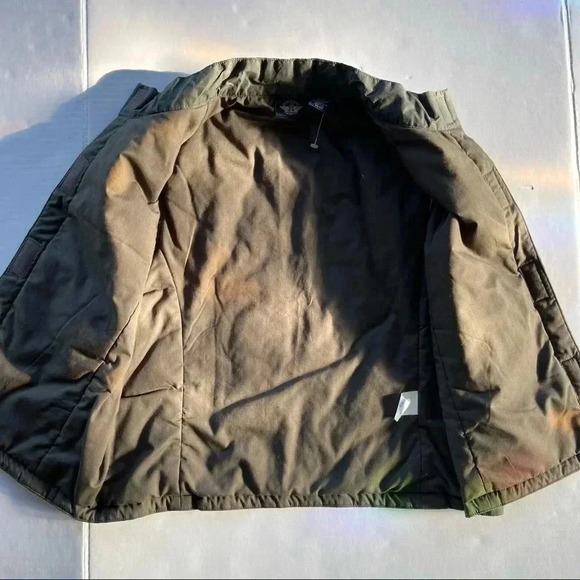 Dockers Vest Green Navy  Women Size Petit Medium - Picture 8 of 13